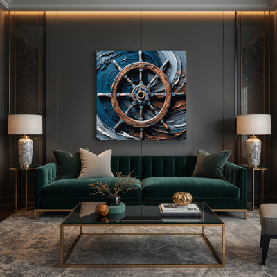 Art mural sur toile gris