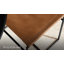 Chaise en cuir et métal Thatcher