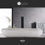 Wedge Collection Single-Handle Deck-Mount Tall Vessel Lavatory Bathroom Sink Faucet - Matte Black-52012517