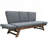 Outdoor Adjustable Chaise Lounge with Cushions-815024421