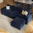 L-Shaped Modular Sectional with Ottoman-2005812734