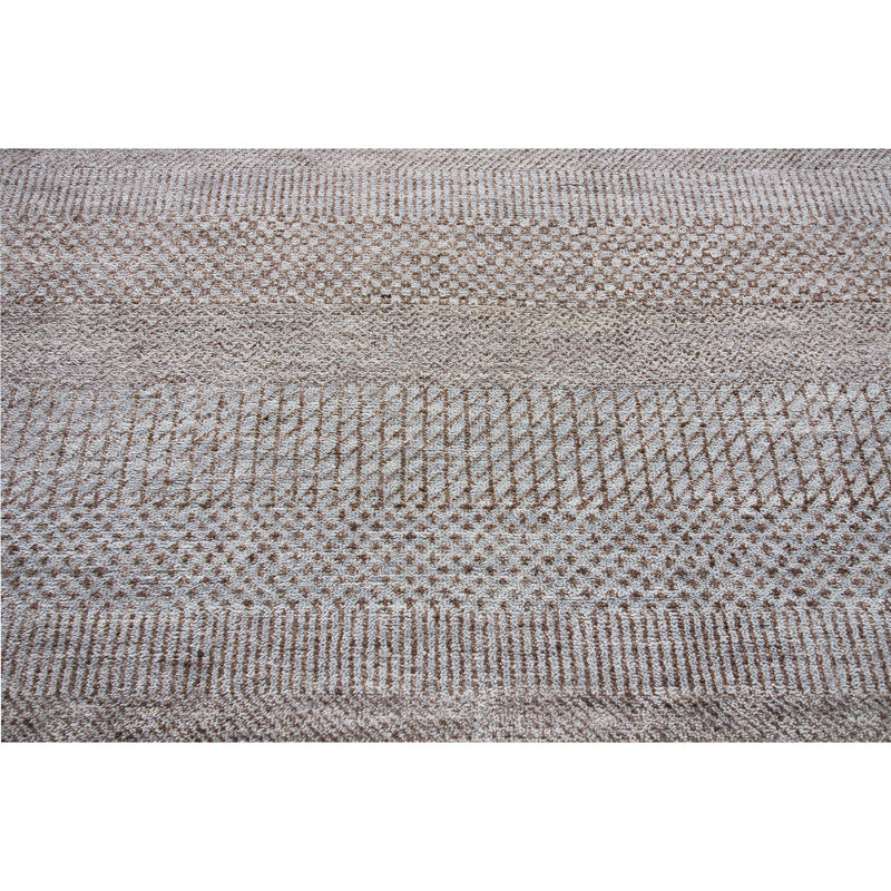 One-of-a-Kind Rectangle 8' x 10'2" Area Rug in Light Green/Brown/Gray