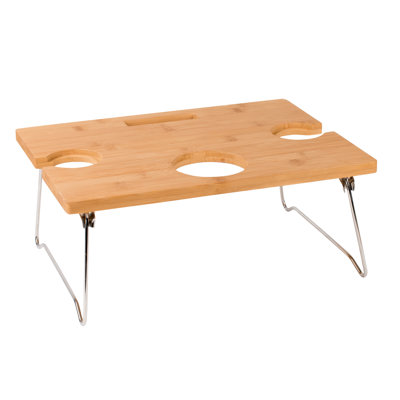 Floor Wine Bottle Rack in Brown