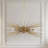 Gold Sputnik 8-Light Chandelier Mid Centry