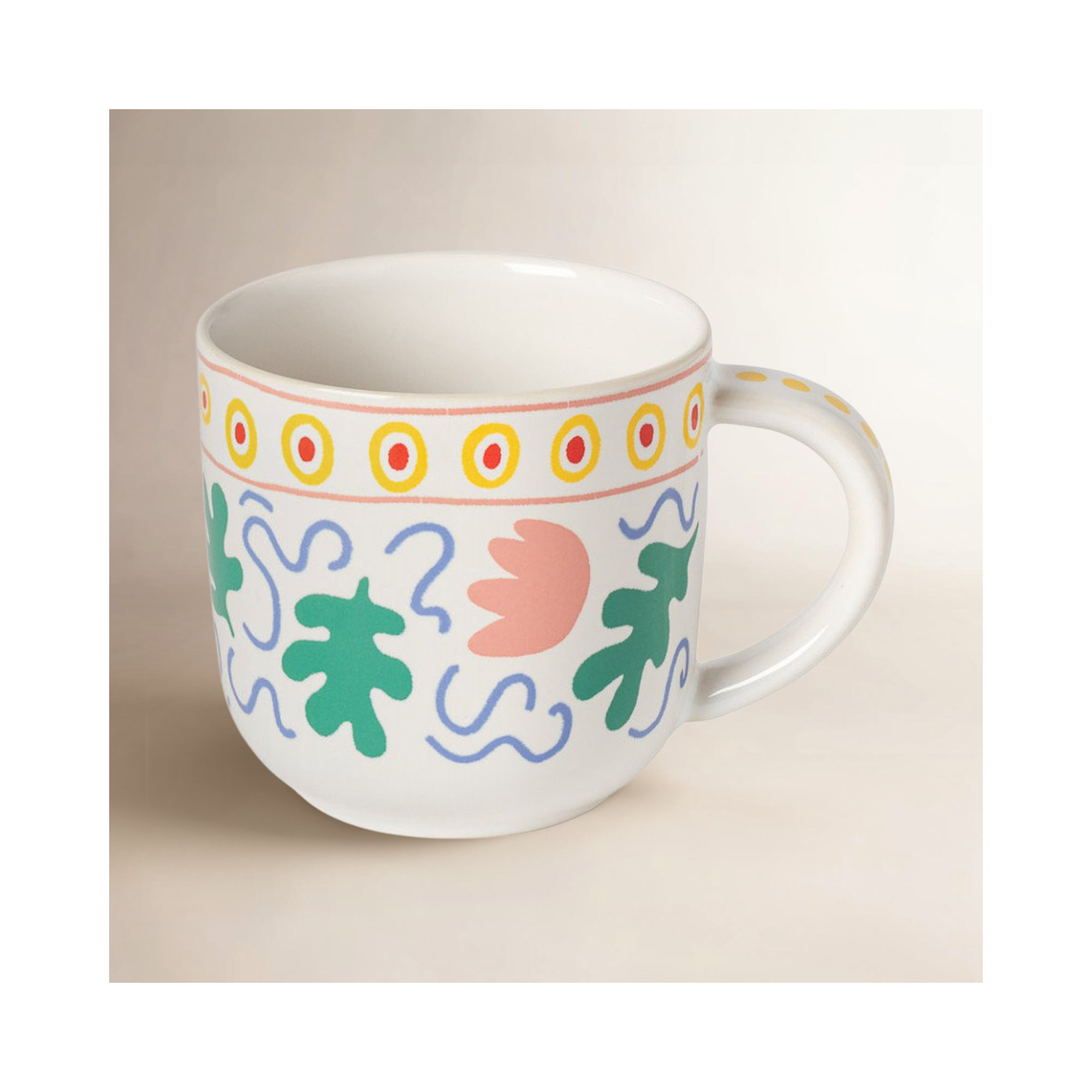 Summer Bliss Handmade Stoneware Coffee Mug