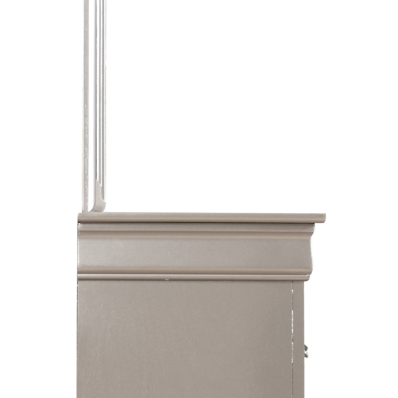 Commode Lorana G6500-D, champagne argenté, Champagne argenté