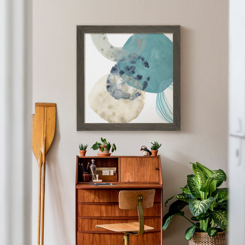 Diadème III, reproduction d’art sur toile encadrée, H 21 po x l 21 po x P 1 po, Encadré gris