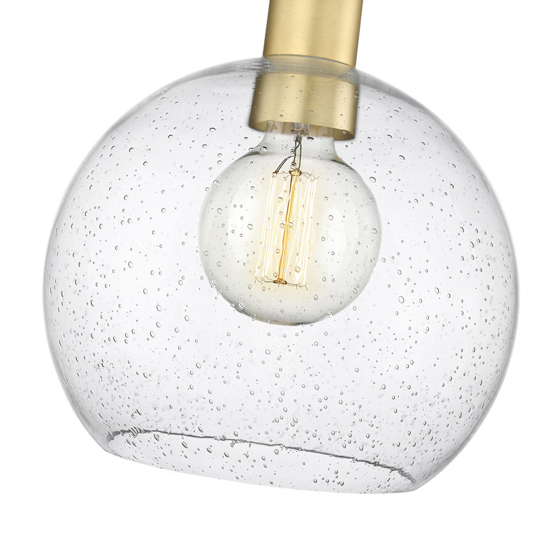 Luminaire suspendu 1 lumière Margo, Vieux laiton