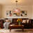 Tiffany Style Floral Hanging Lighting ,singe Head Stained Glass Pendant Light Fixture For Dining Room