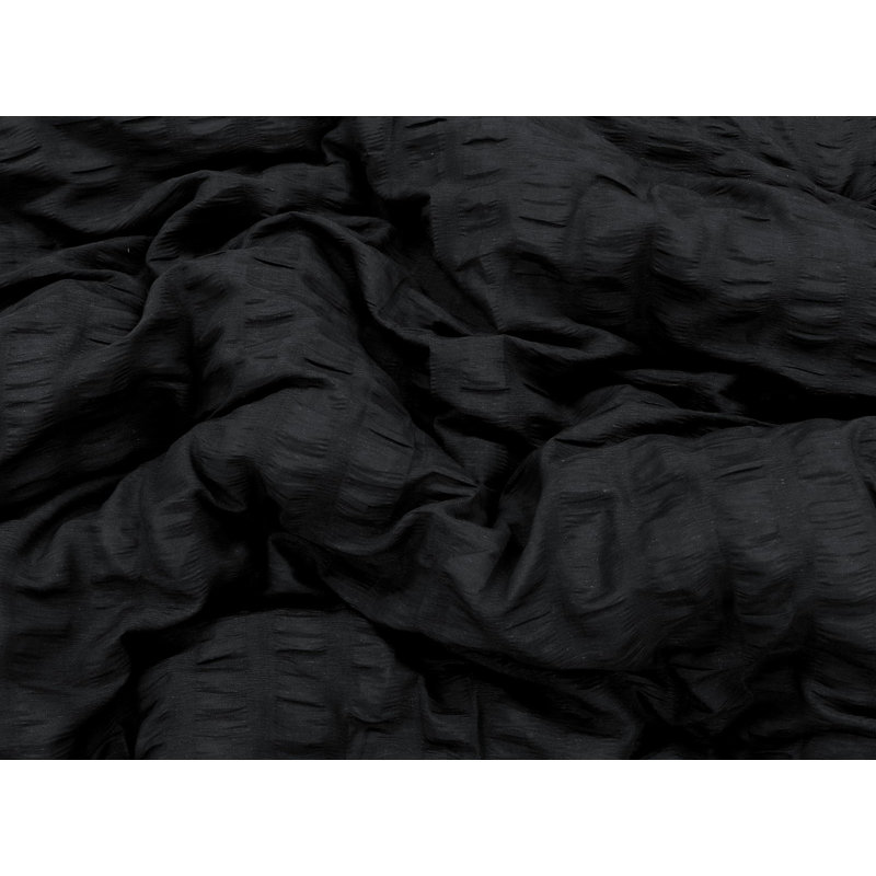 Kalonda Cotton Blend Duvet Cover Set with Pillowcases, Kingsize - 2 Standard Pillowcases, Black