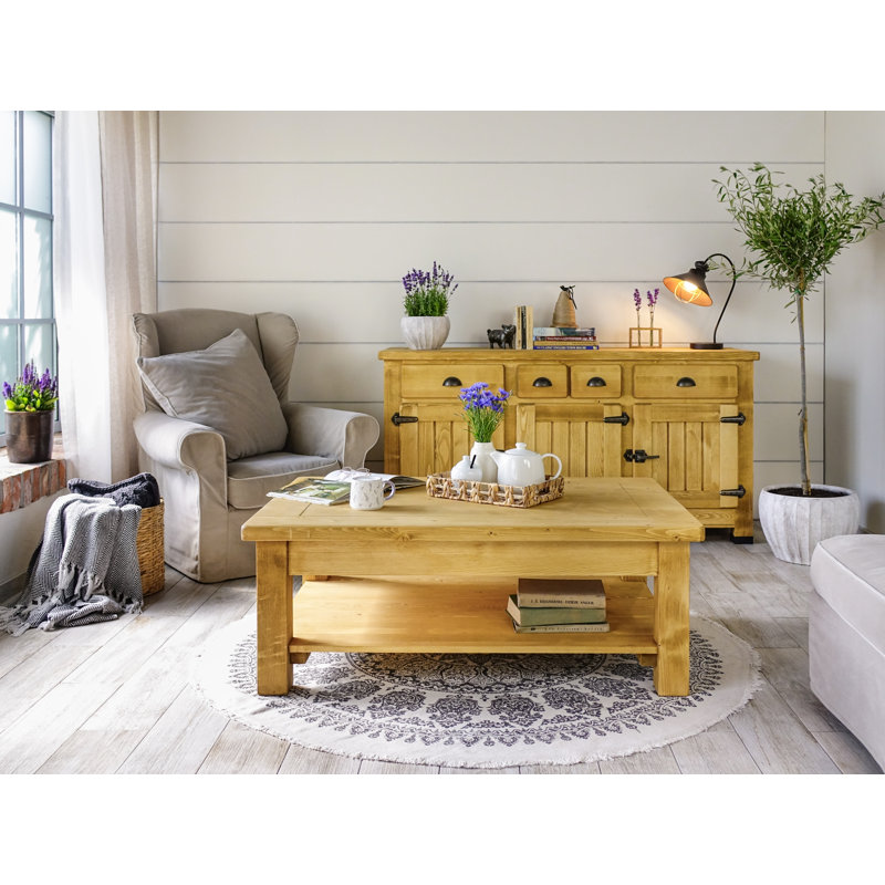Vintage Solid Wood Coffee Table
