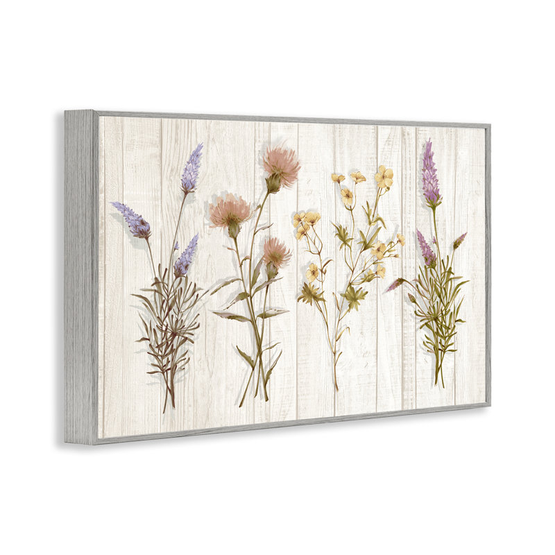 Fleurs sauvages, estampe numérique par Alex Black, Estampe numérique Farmhouse, H 12 po x l 18 po