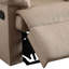 Fauteuil inclinable beige avec accoudoirs coussinés-125915577
