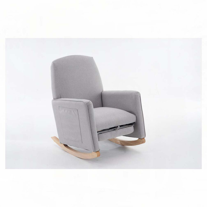 Chaise berçante, Gris clair