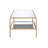 Maxton Glass Top Single Coffee Table