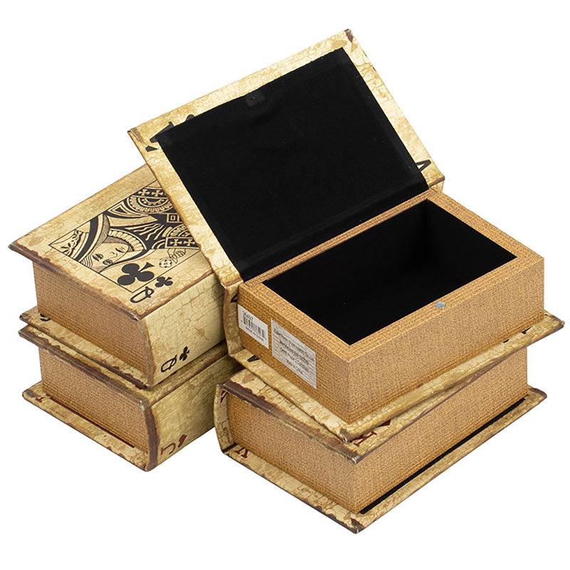 Ensemble de boîtes décoratives de livres 5,5" royal chasse Driffield