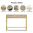 Candelario 39.3'' Narrow Entryway Console Table with 2 Drawers Rustic Style-543759547
