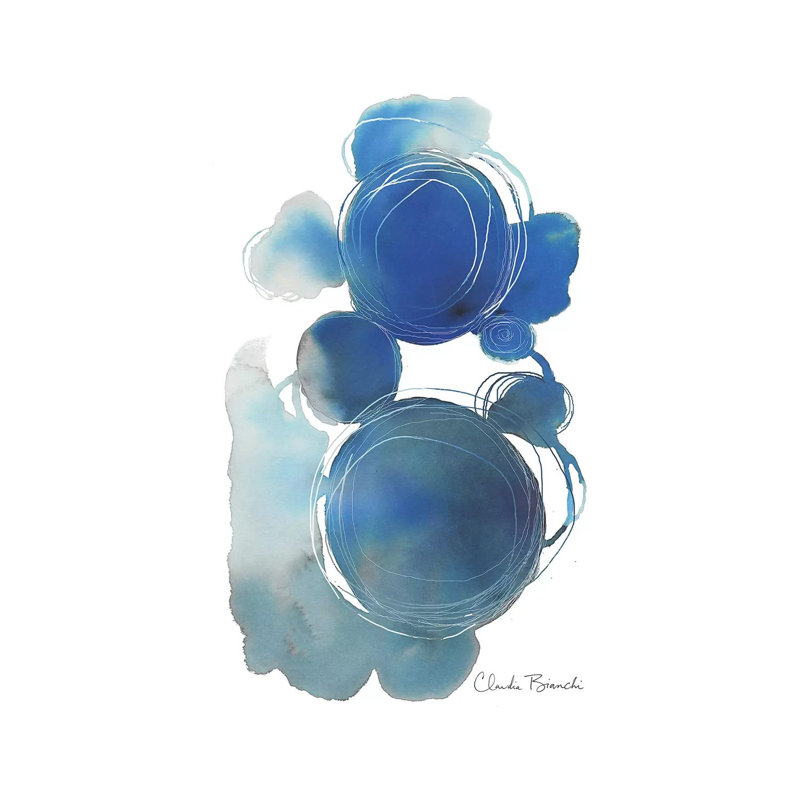 Cosmos 1 Piece Painting on Canvas, 66.04cm H x 45.72cm W x 3.81cm D, Wrapped Canvas