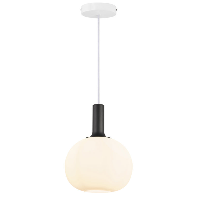 Alton 1 - Light Black/Brass Single Pendant