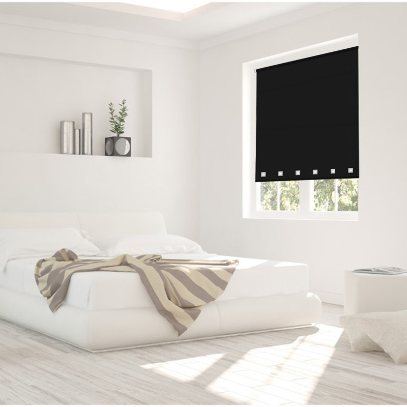 Semi Sheer, Black, 210 cm L x 210 cm W