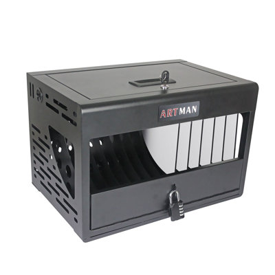 16 Bay Charging Cabinet, Locking Charging Station