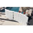 Foldable White Hdpe Outdoor Chaise Lounge Chair-124434689-124434690