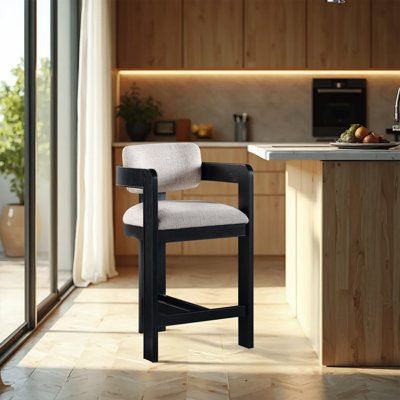 Howley Upholstered Stool by Latitude Run