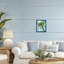 Cadre flottant Sunlight Through Palms, design par LSR Design Studio-198898920-198898919
