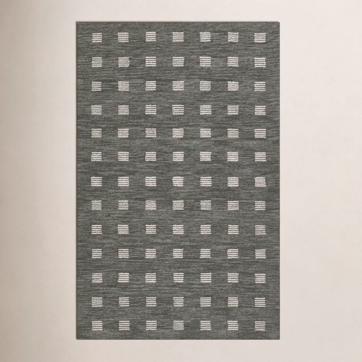 Lanora Hand-Tufted Geometric Wool Rug, Rectangle 9' x 12'