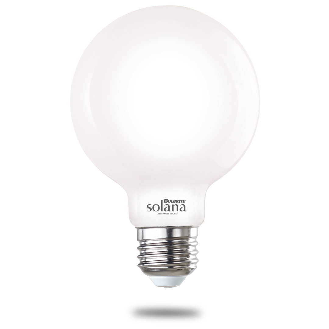 60 Watt Equivalent G25 E26/Medium (Standard) 2700K LED Smart Bulb Bulbrite Solana