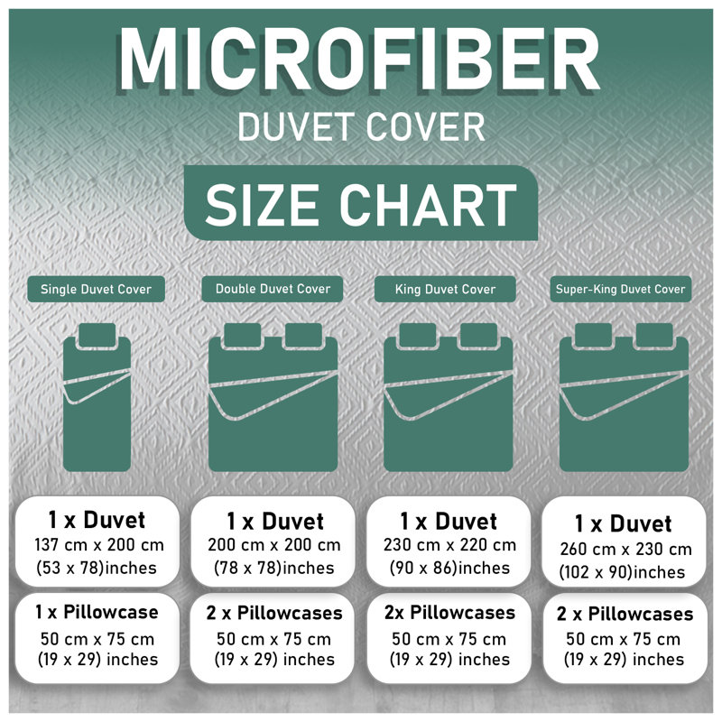 Polyester Geometric Shapes Duvet Cover with Pillowcases, UK Kingsize - DE 230 x 220 cm