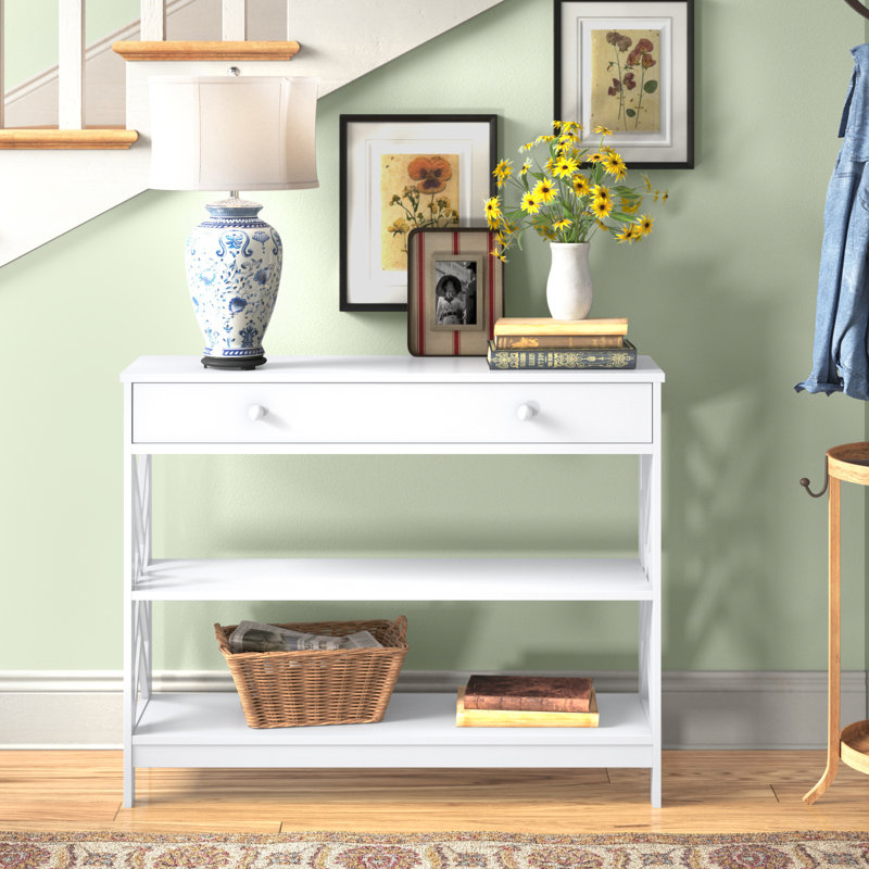 Console de 39,5 po Huggard, Blanc