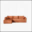 Canapé modulaire à compression avec méridienne confortable, canapé en forme de L sans os pour une assise profonde et un confort modulaire dans les salons et les appartements-1515358516
