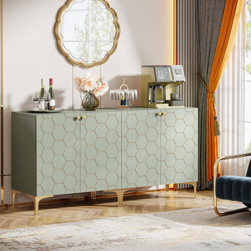 Doukala 63'' Sideboard, Light Green