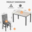Ensemble de table de salle à manger 5 pièces Elegant-1122683441