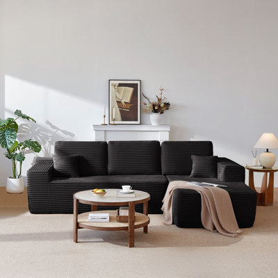 Couches rembourrées pour la chambre à coucher du salon, aucun assemblage requis