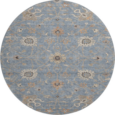 Premium Machine Washable Ducote AMF1137 Global Rug