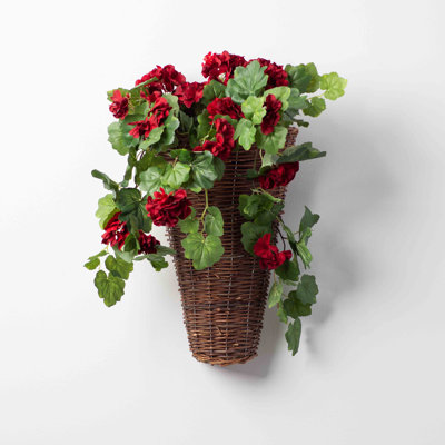 Panier en géranium