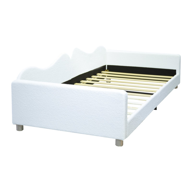 Horasan Upholstered Bed, White