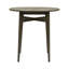 Table de bar d'extérieur carrée en bois d'acacia - Gris foncé