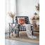 Table d'appoint avec plateau en verre lisse