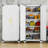 Steel Tall 71" Garage Storage Cabinet with Locking Doors ,Rolling Wheels and Adjustable Shelves-447550776-447550758