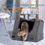 Emarosa Polyester Enclosed Litter Box-335161558