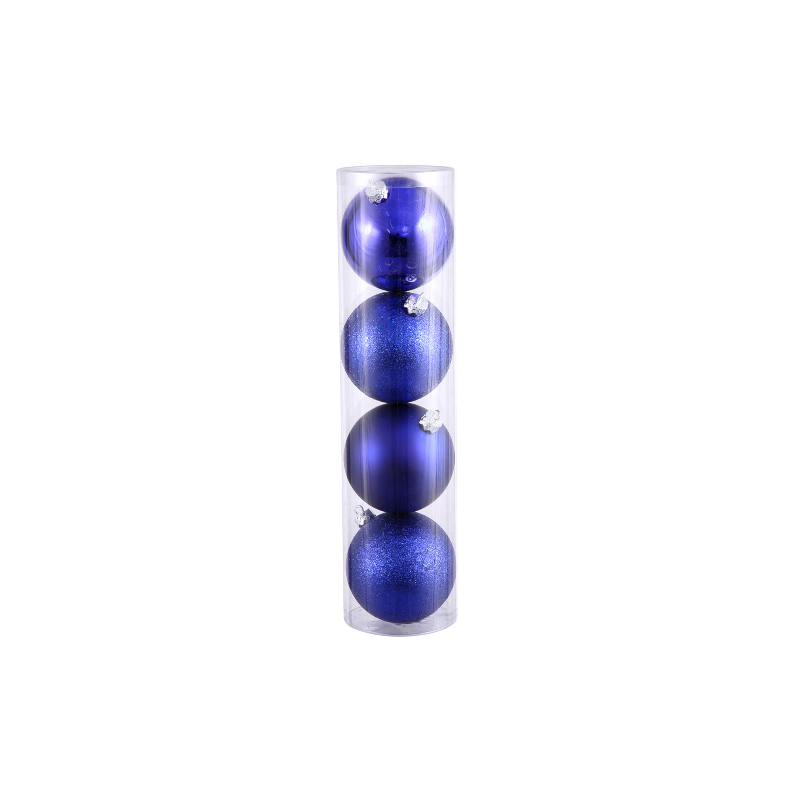 Christmas Ball Ornament, 12" H x 12" W x 12" D, Cobalt Blue