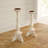 Herefordshire 20'' H Wood Tabletop Candlestick