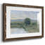 Riverbank Impression II - reproduction encadrée rustique avec tableau mat-597372958-597372959