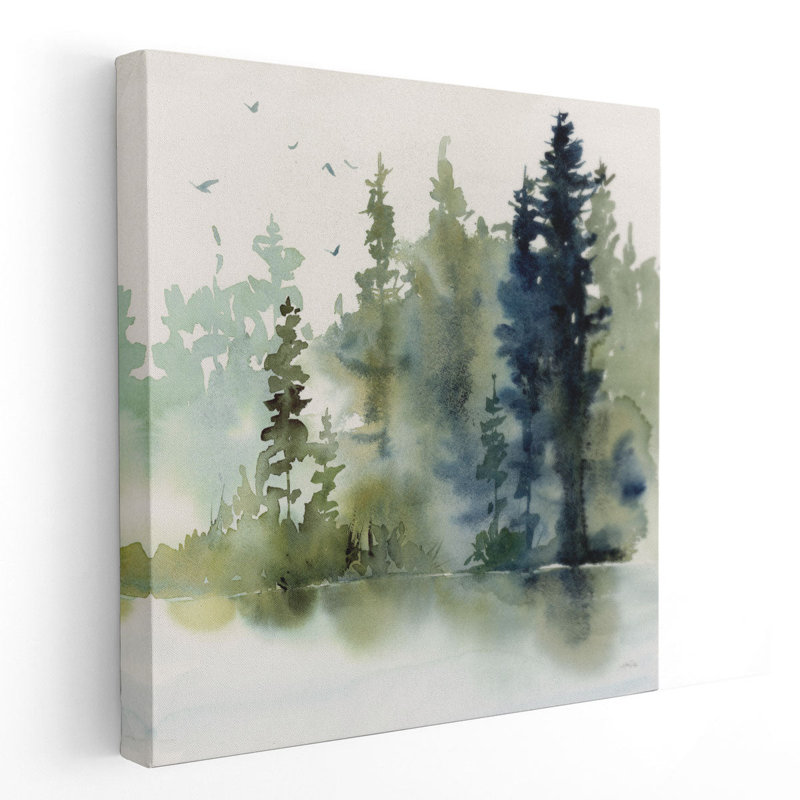 Northern Woods - reproduction d'art sur toile, H 30 po x l 30 po