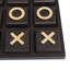 Ensemble de jeu en bois brun clair Tic Tac Toe