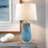 Confetti Glass Table Lamp Blue See Below
