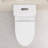One Piece Toilet With Comfort Height And Soft-Closing Seat, Poweful Dual Flush 1/1.6 GPF,  Standard Toilet For Bathroom, Ceramic Nano-Glazed Surface, Full Skirted